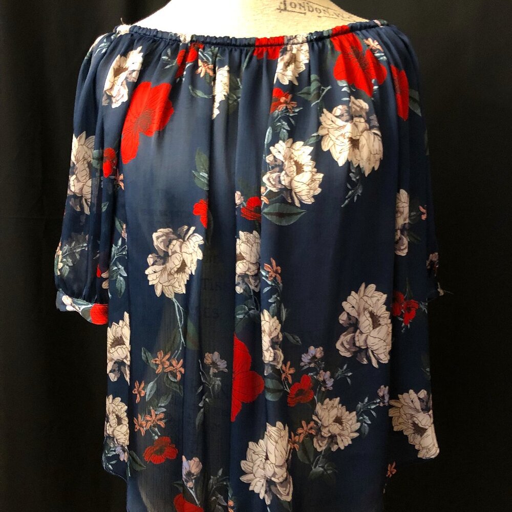 H&M Pretty Silky Feel Blouse: Size S/M